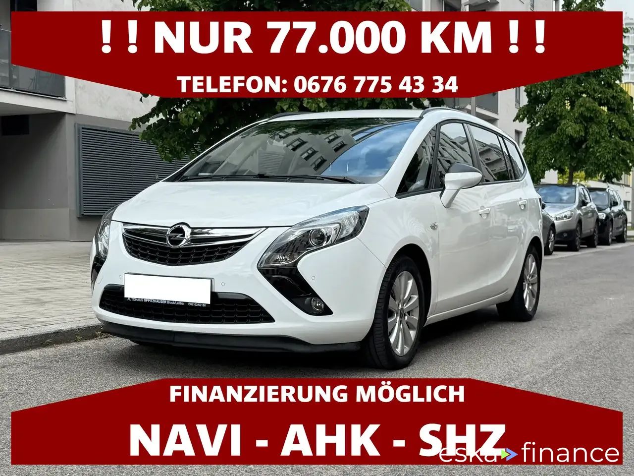 Lízing Hatchback Opel Zafira Tourer 2016