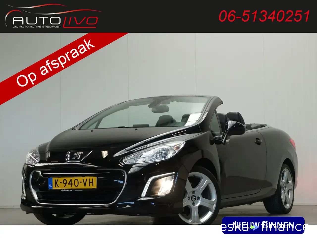 Lízing Kabriolet Peugeot 308 2012