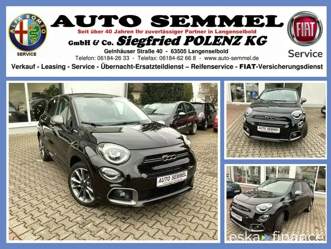 Leasing Convertible Fiat 500X 2024