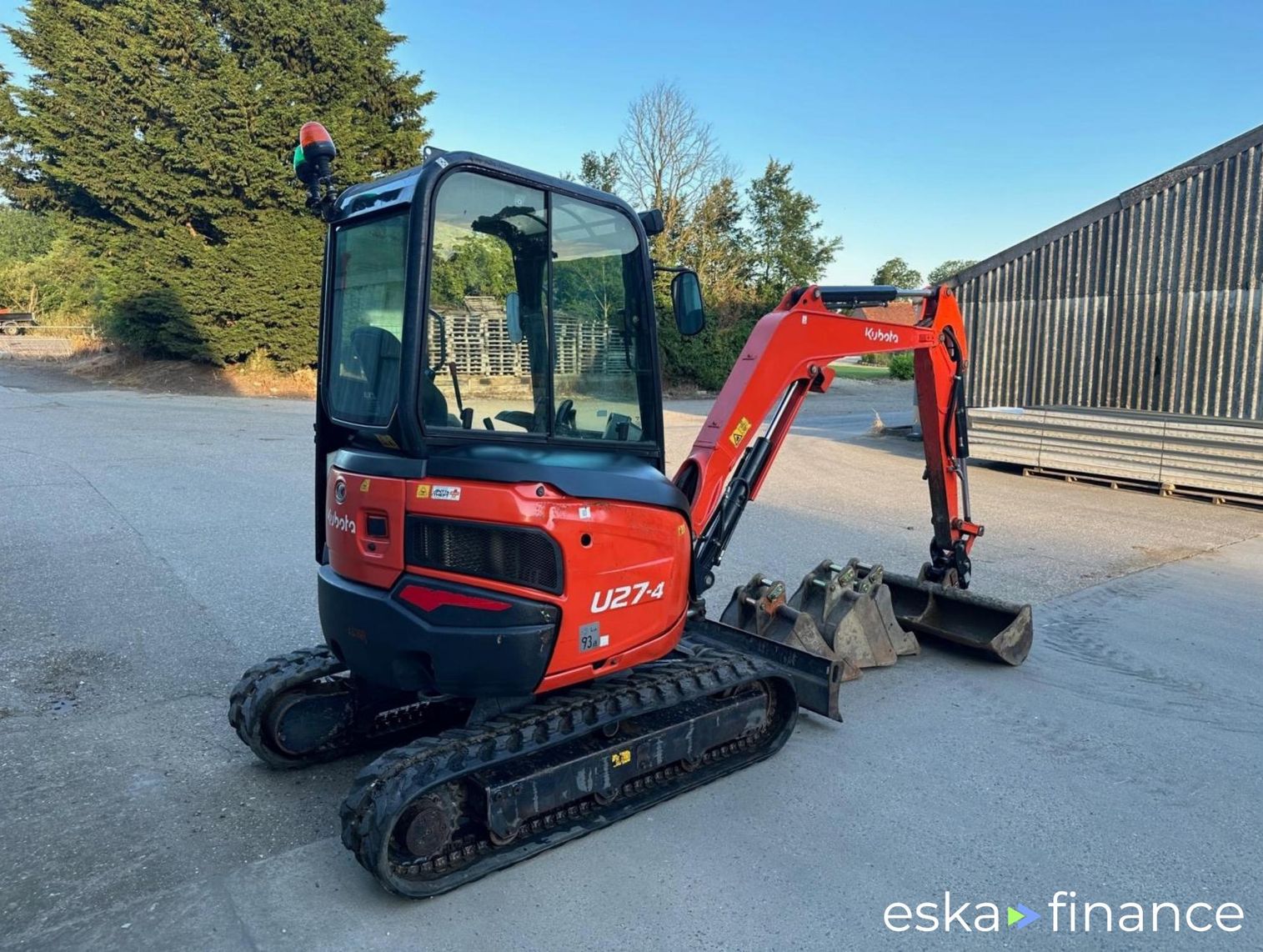 Leasing Crawler excavator Kubota U27-4 2018