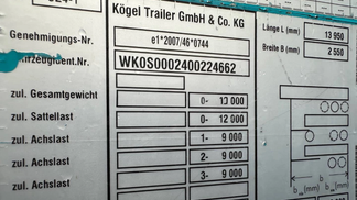 Leasing Semi-trailer Kogel TROJSTRANKA LOWDECK 2018