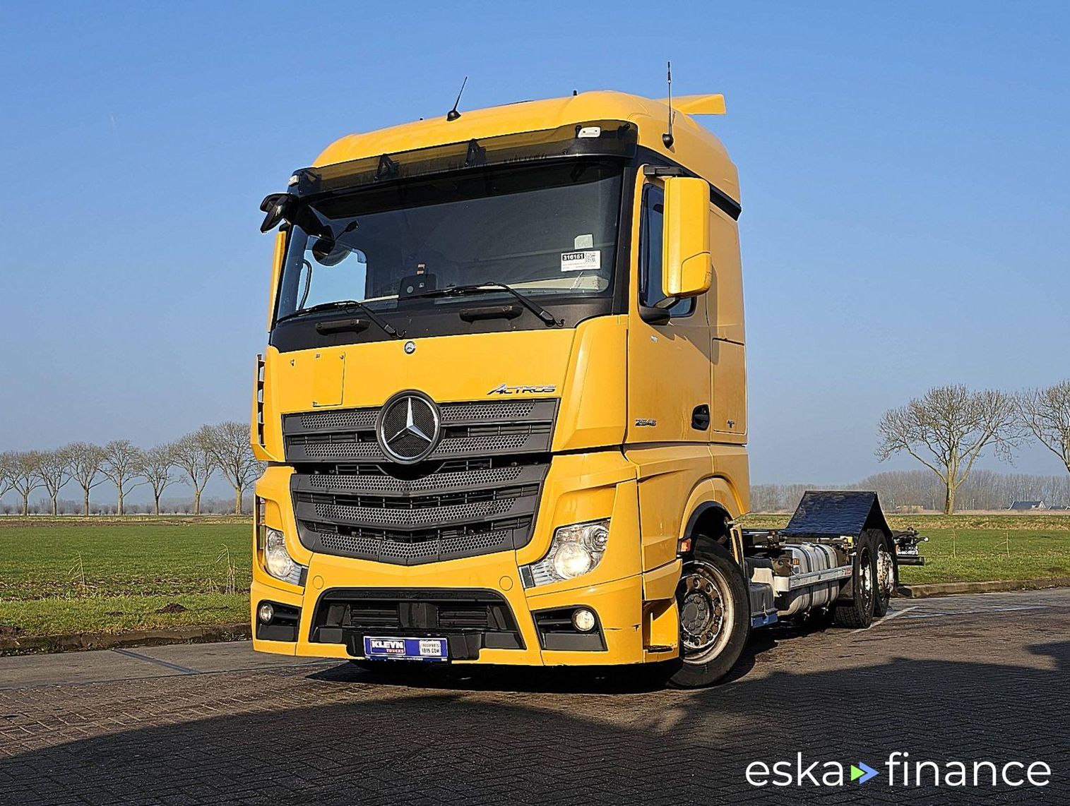 Leasing Truck (chassis) Mercedes-Benz ACTROS 2545 LS 2017