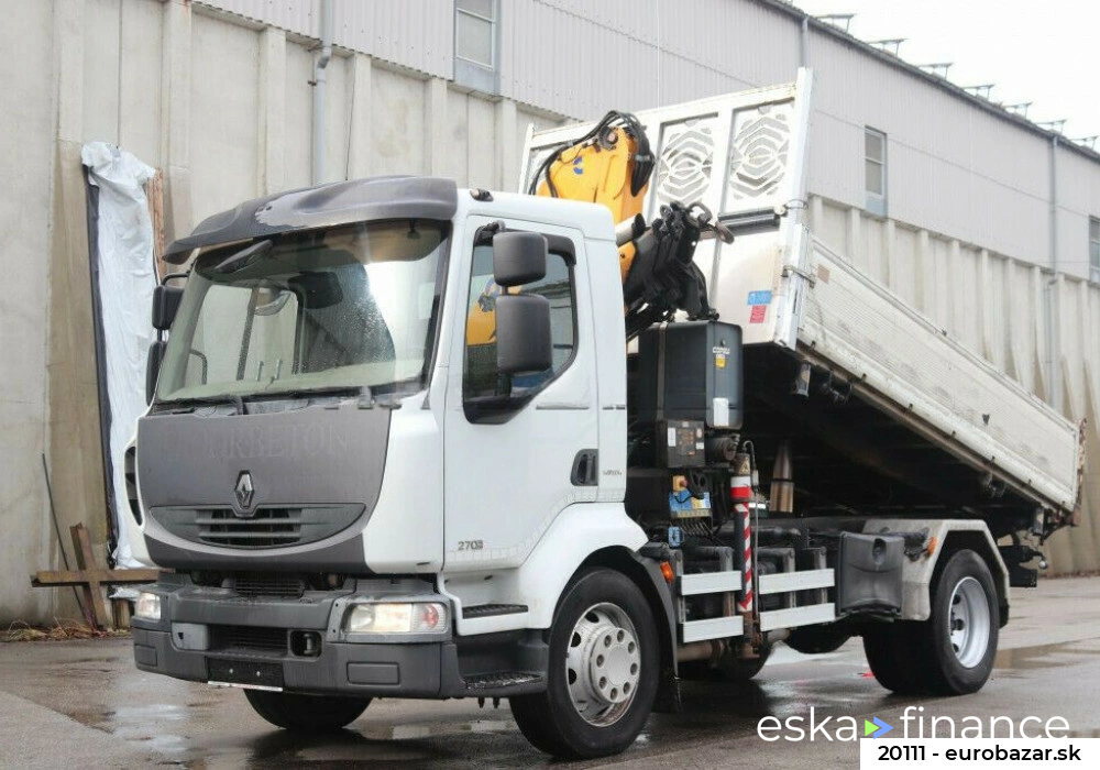 Leasing Camion à carrosserie ouverte Renault Midlum 2013