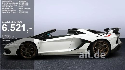 Lamborghini Aventador 2020