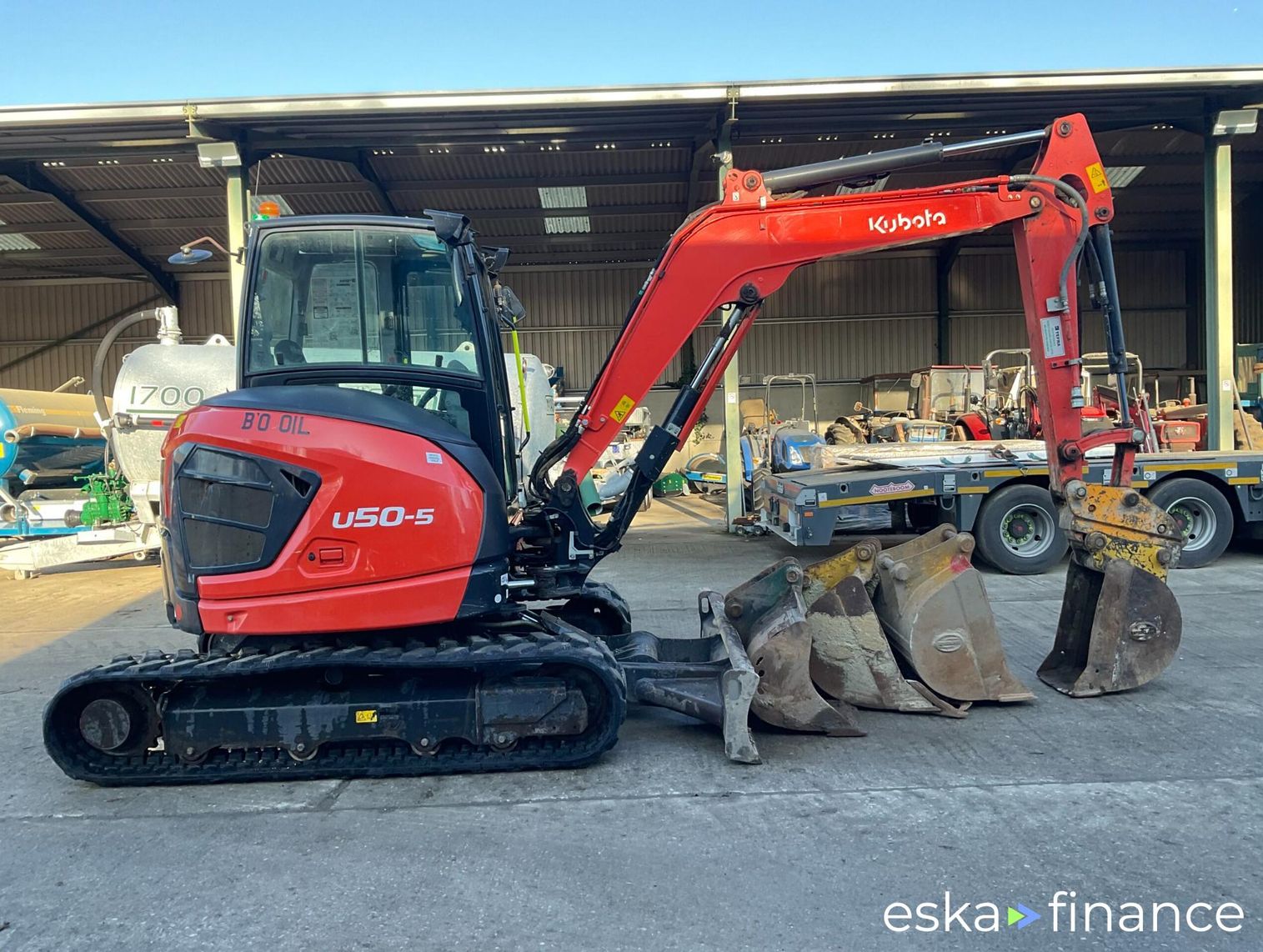 Lízing Pásové rýpadlo Kubota U50-5 2021