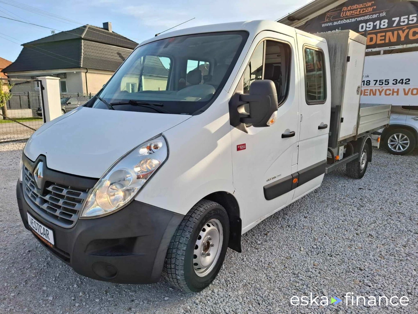 Lízing Otvorené s bočnicami Renault Master 2017