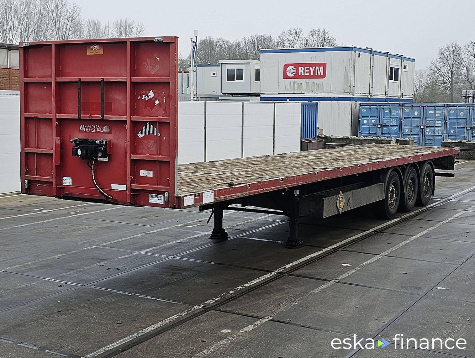 Leasing Semi-trailer Pacton TXD.3 2011