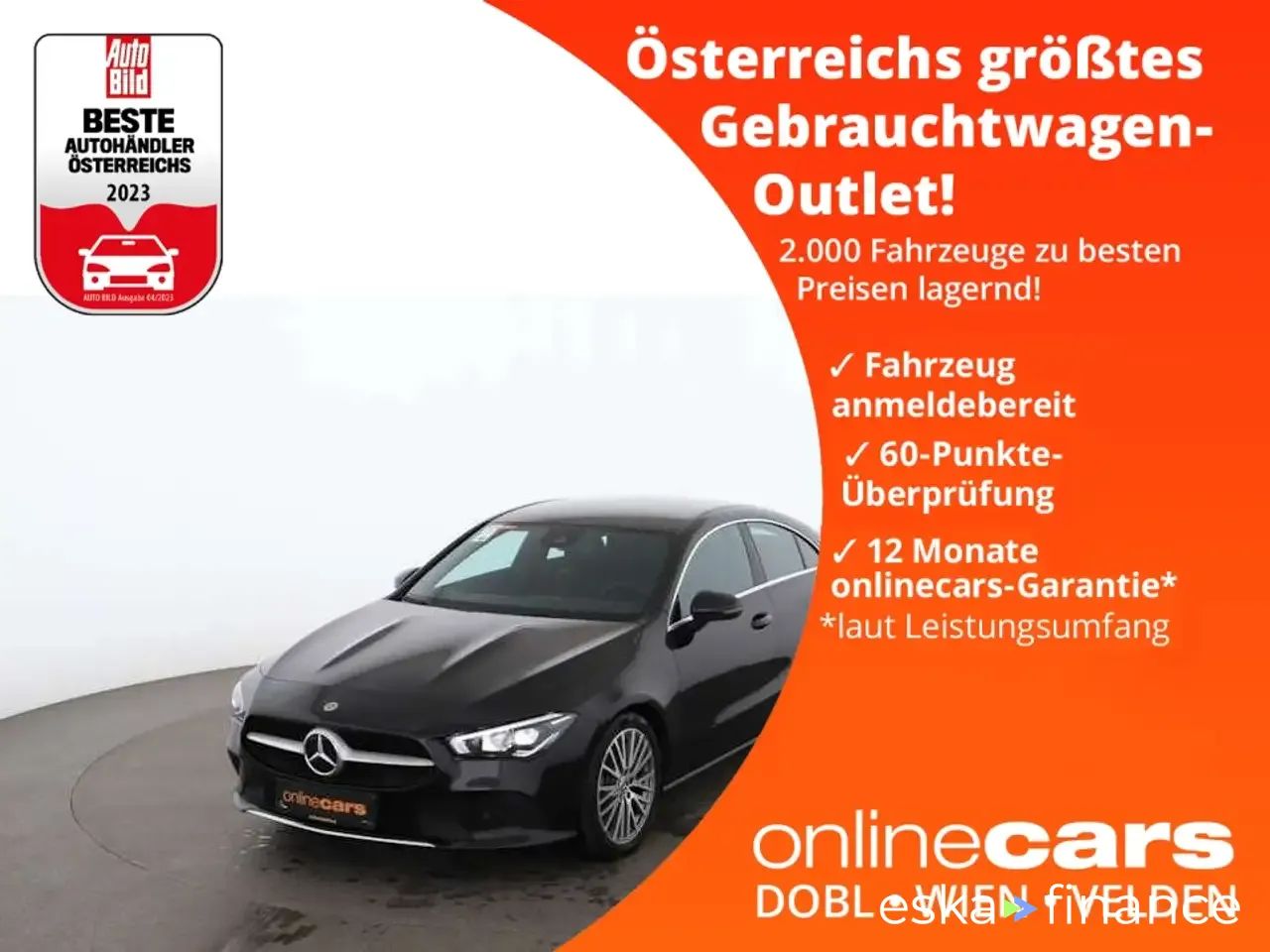 Financování Sedan MERCEDES CLA 180 2023