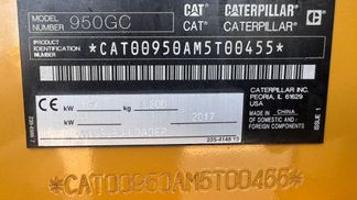 Lízing Nakladač Caterpillar 950GC 2017