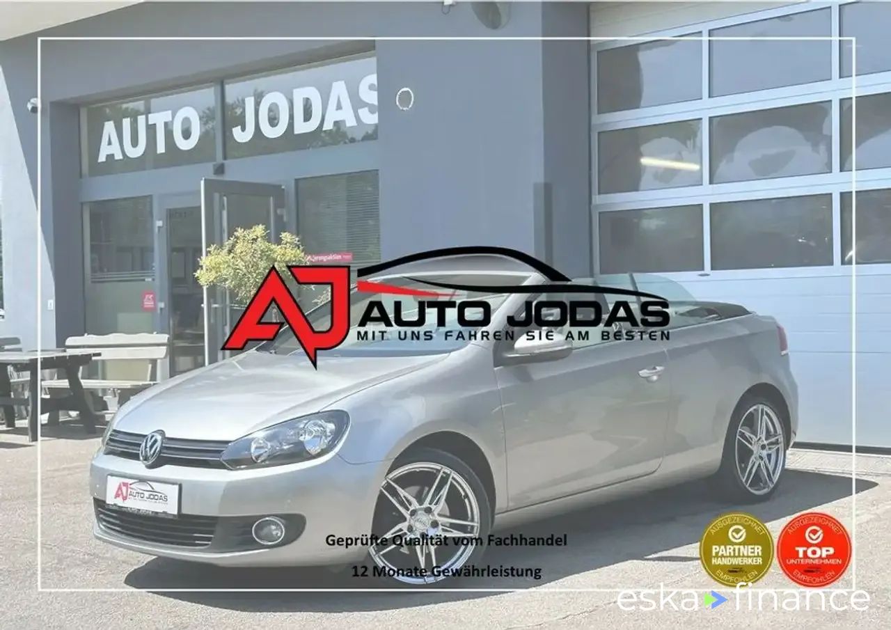 Leasing Convertible Volkswagen GOLF CABRIOLET 2012