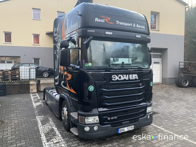 Finansowanie Specjalna ciężarówka Scania OSTATNÍ R410 TOP LINE LOW DECK 2017