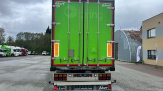 Leasing Semi-trailer Ekeri SIDE OPENING + LAST AXLE STEERING + BOX HEATING 2013
