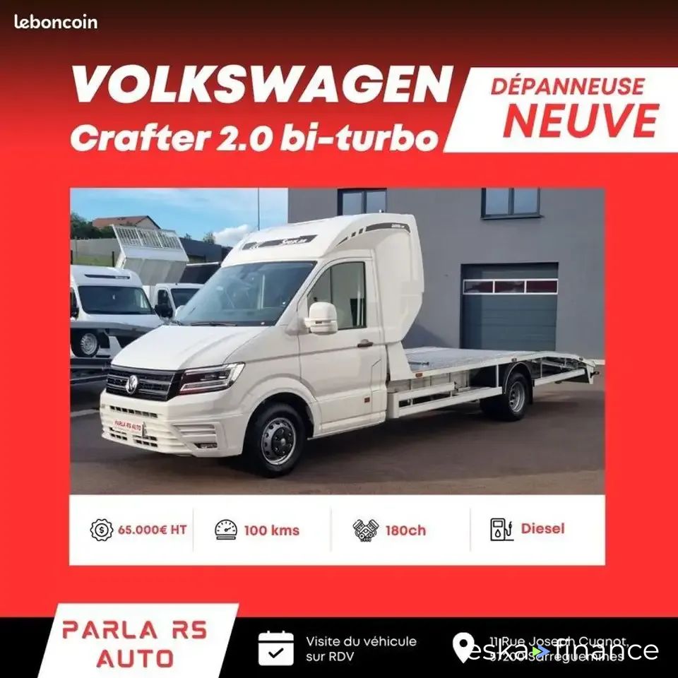 Leasing Fourgon Volkswagen Crafter 2025
