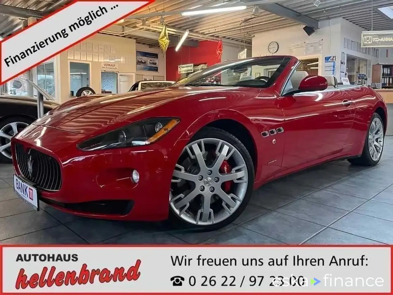 Leasing Convertible Maserati GranCabrio 2010