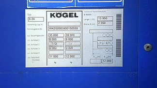 Lízing Náves Kogel SNCO MEGA 2012