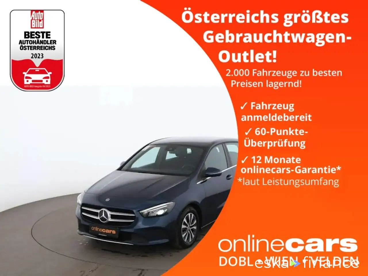 Financování Hatchback MERCEDES B 180 2020