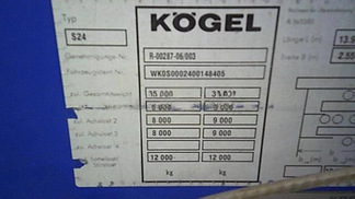 Finansowanie Naczepa Kogel SNCO 24 MEGA 2012