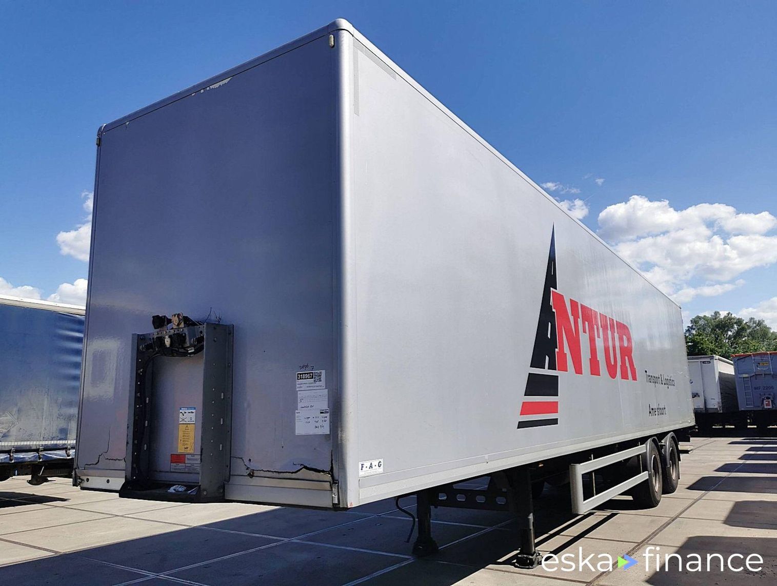 Leasing Semi-remorque FAG SKO 30/L-13.6 LBW 2016