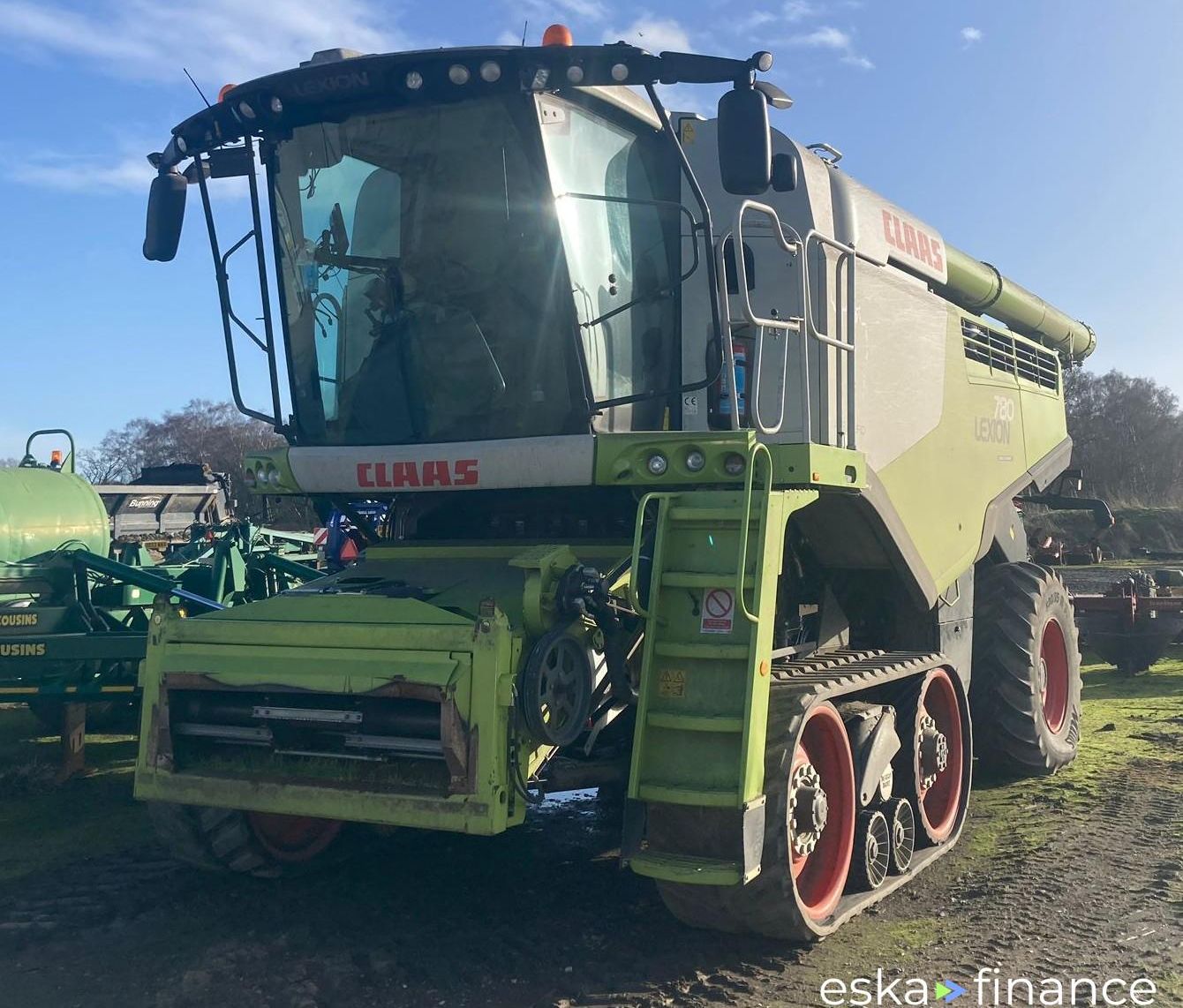 Leasing Combine grain harvester Claas Lexion 780TT 2019