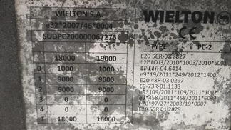 Leasing Semi-trailer Wielton 2X2 2021