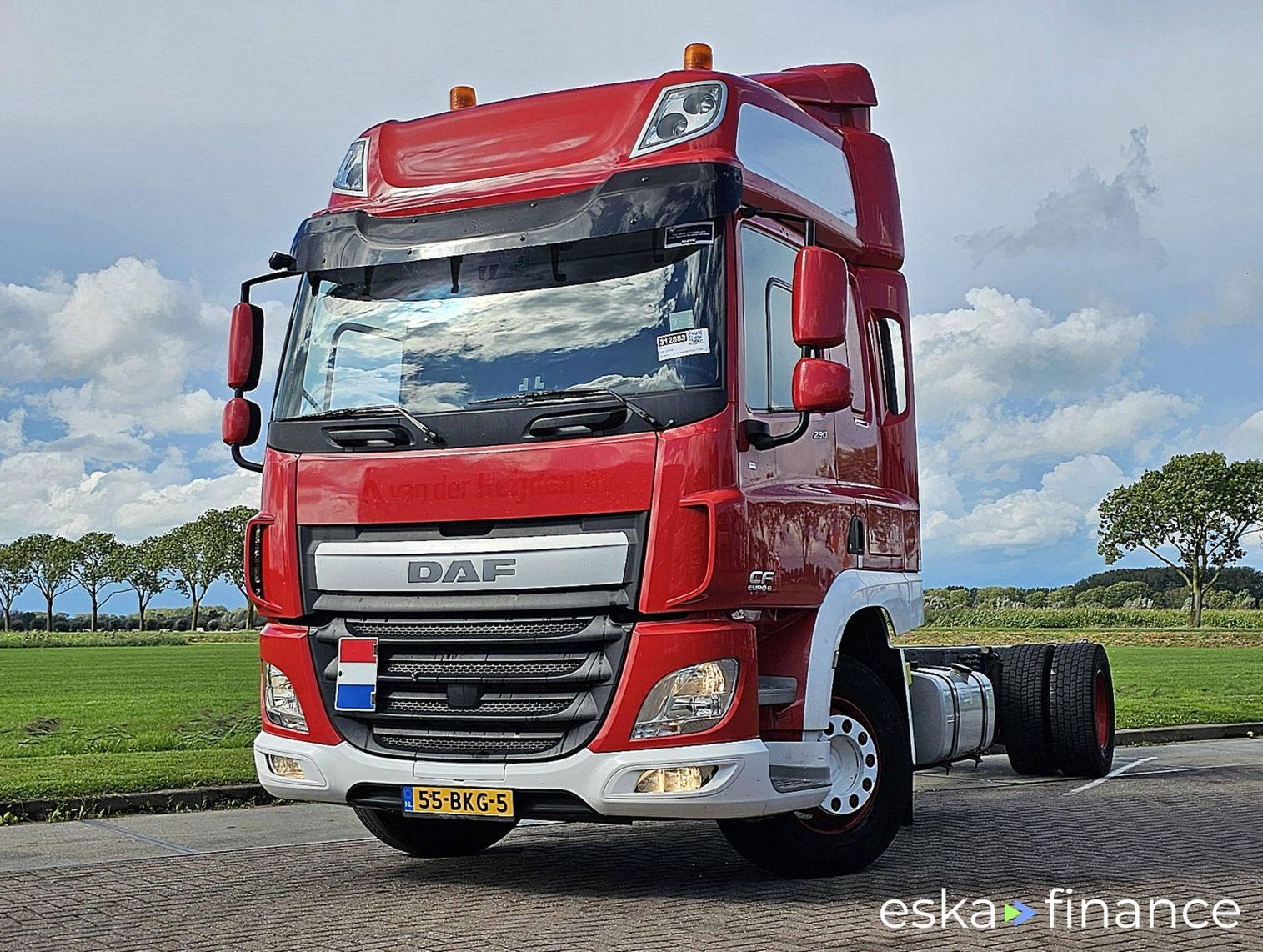 Finansowanie Ciężarówka (podwozie) DAF CF 290 2018