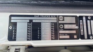 Special truck DAF XF105.510 2014