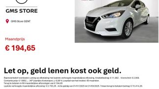 Leasing Hatchback Nissan Micra 2022