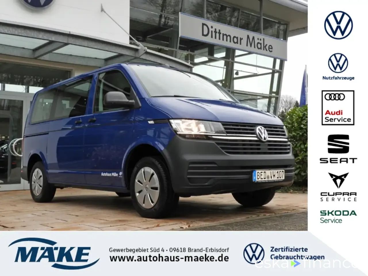 Financování Hatchback Volkswagen T6.1 KOMBI 2022