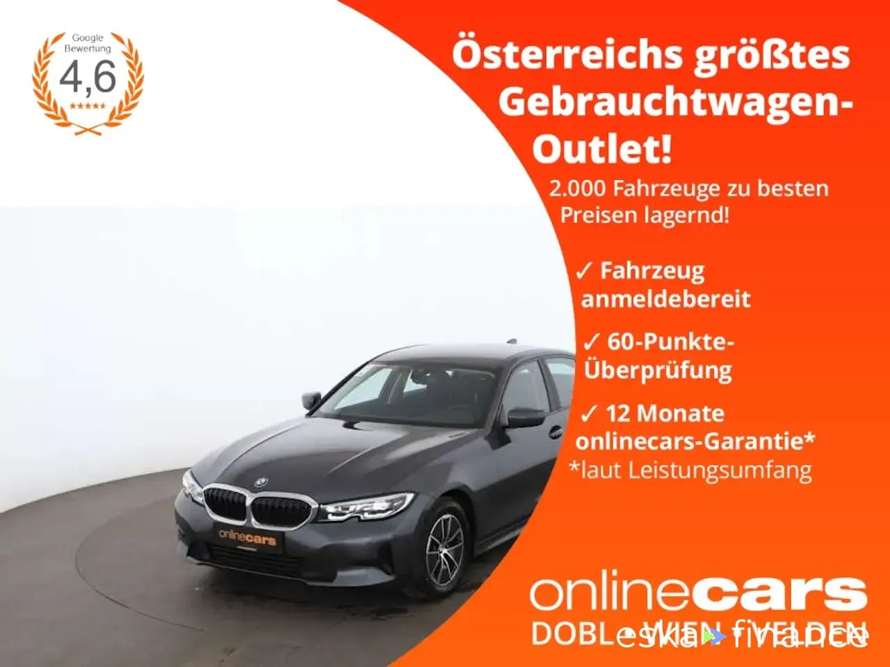 Lízing Sedan BMW 320 2022