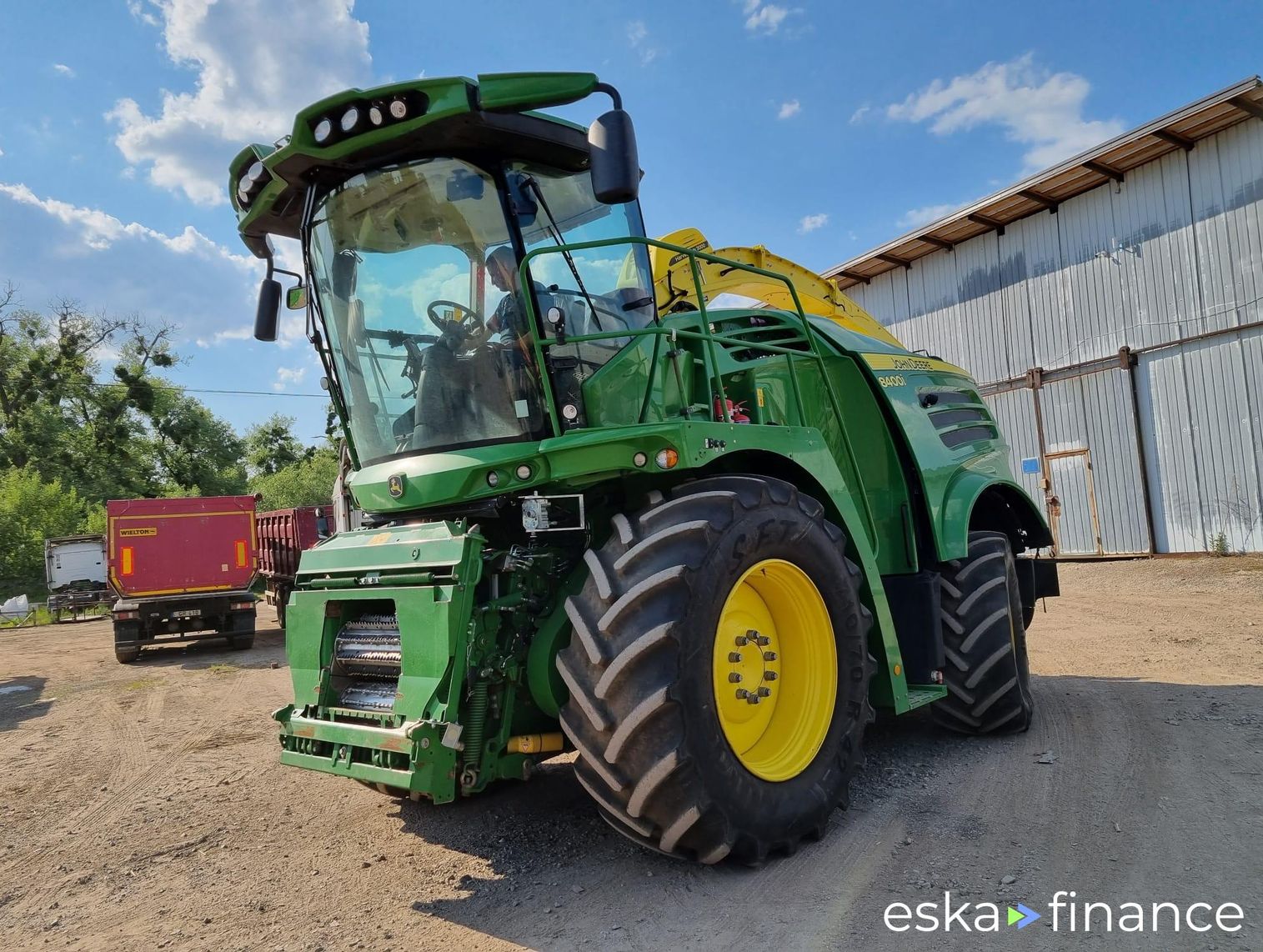 Leasing Combine forage harvester John Deere 8400i 2020