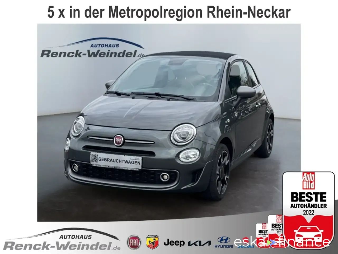 Financování Konvertibilní Fiat 500C 2019