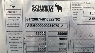 Leasing Semi-trailer Schmitz TROJSTRANKA 2012