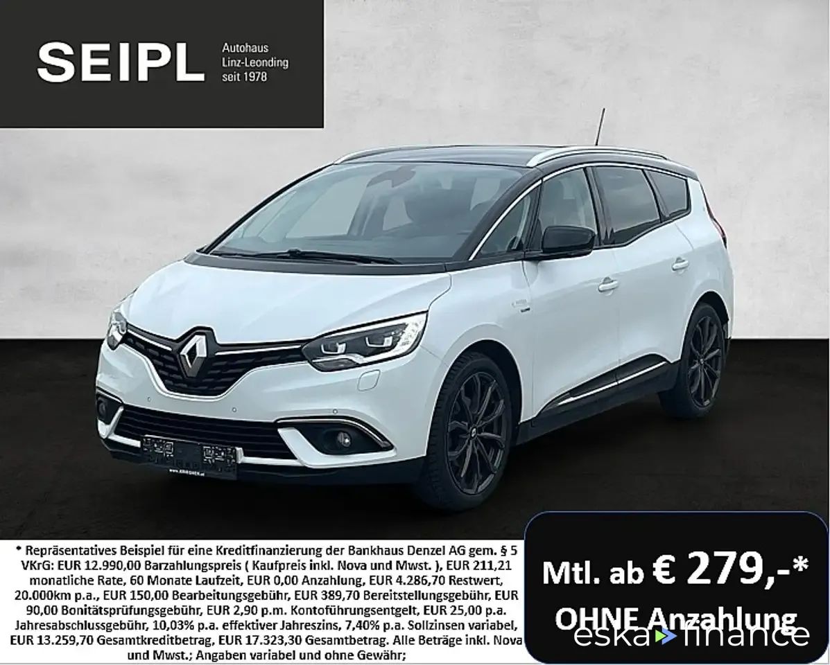 Finansowanie Wóz Renault Scenic 2017