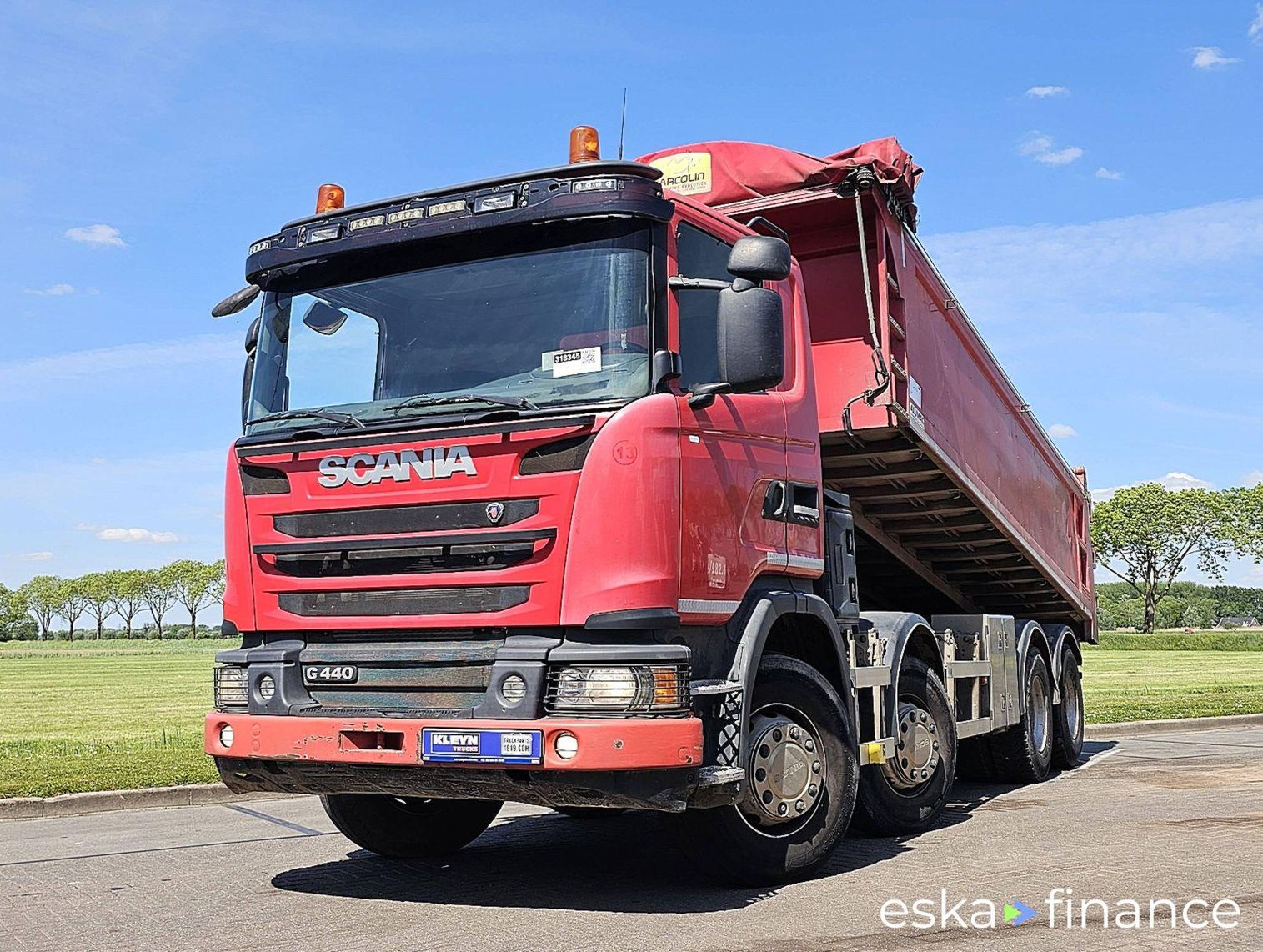Lízing Nákladné vozidlo s otvorenou karosériou Scania G440 2013