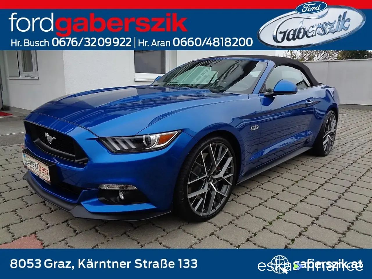 Lízing Kabriolet Ford Mustang 2018