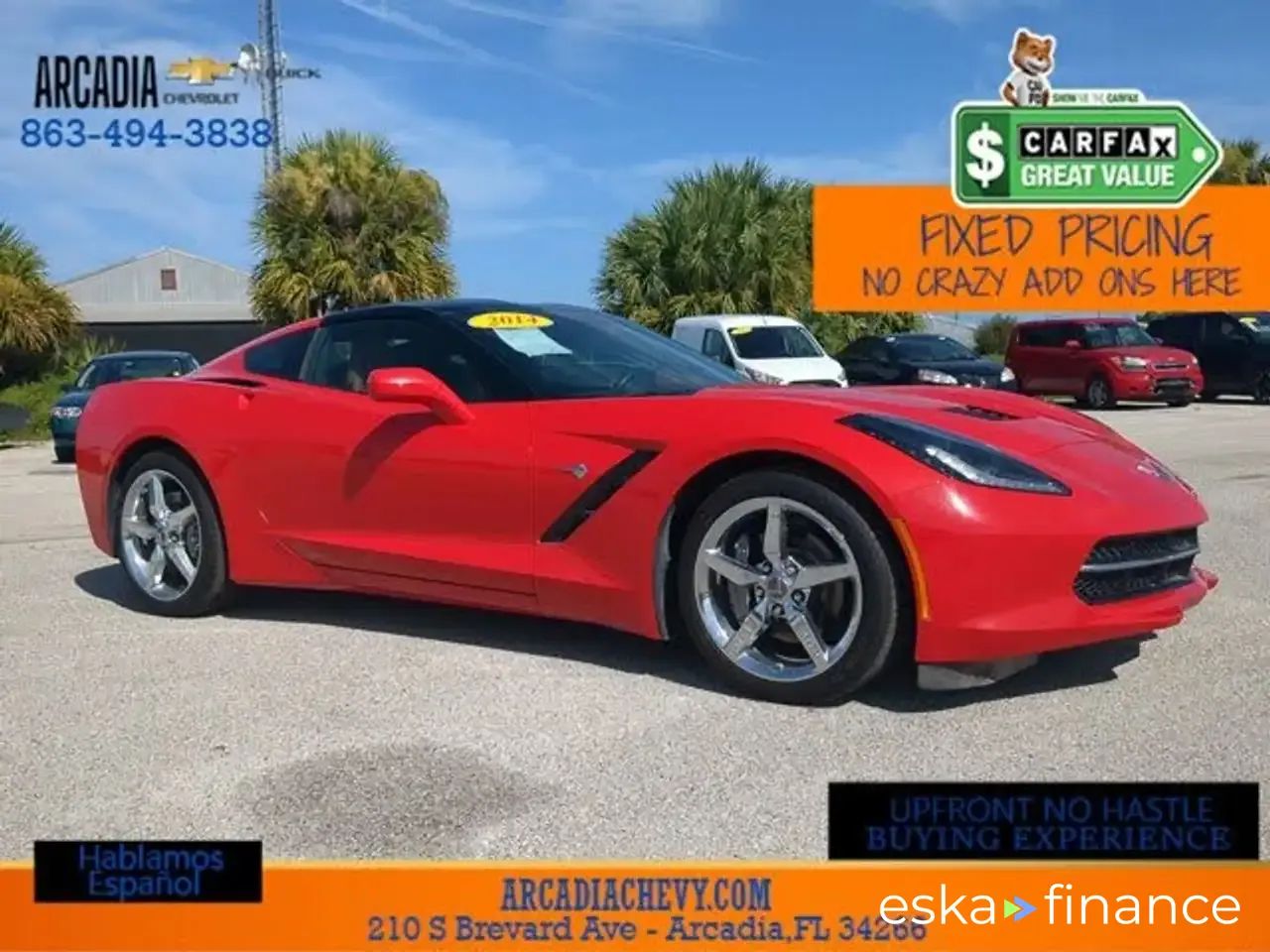 Leasing Coupe Chevrolet CORVETTE 2014