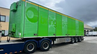 Leasing Semi-trailer Ekeri SIDE OPENING + LAST AXLE STEERING + BOX HEATING 2013