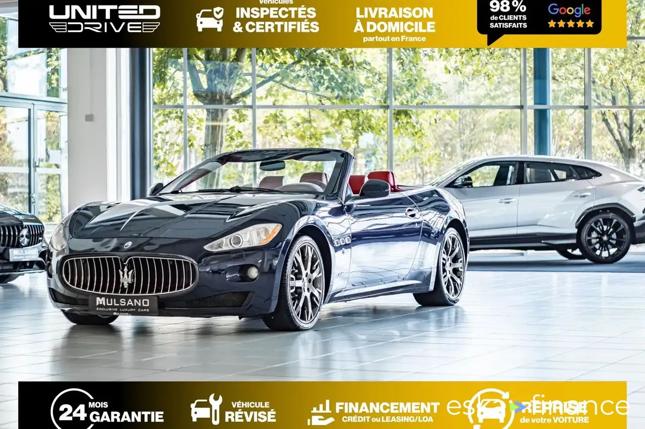 Leasing Convertible Maserati GranCabrio 2012