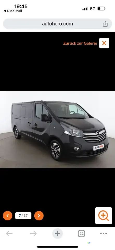 Lízing Hatchback Opel Vivaro 2018