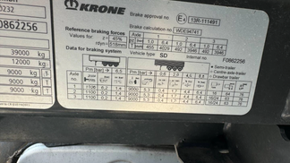 Semi-trailer Krone SD/DA06CLNF 2019