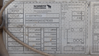 Leasing Semi-trailer SCS24 L 2017