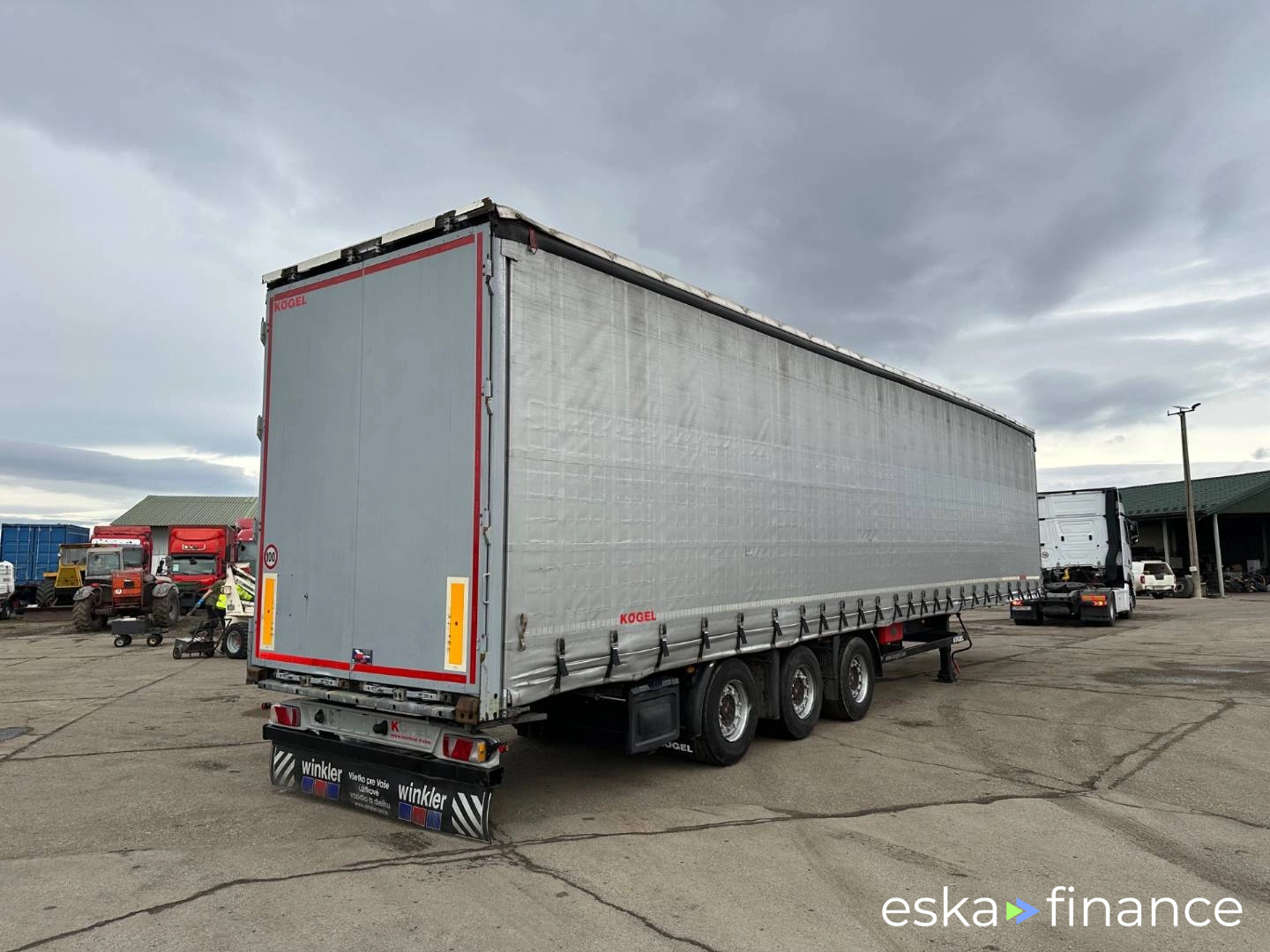 Leasing Semi-trailer Kogel TROJSTRANKA LOWDECK DOUBLE DECKER 2019