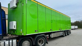 Leasing Semi-trailer Ekeri SIDE OPENING + LAST AXLE STEERING + BOX HEATING 2013