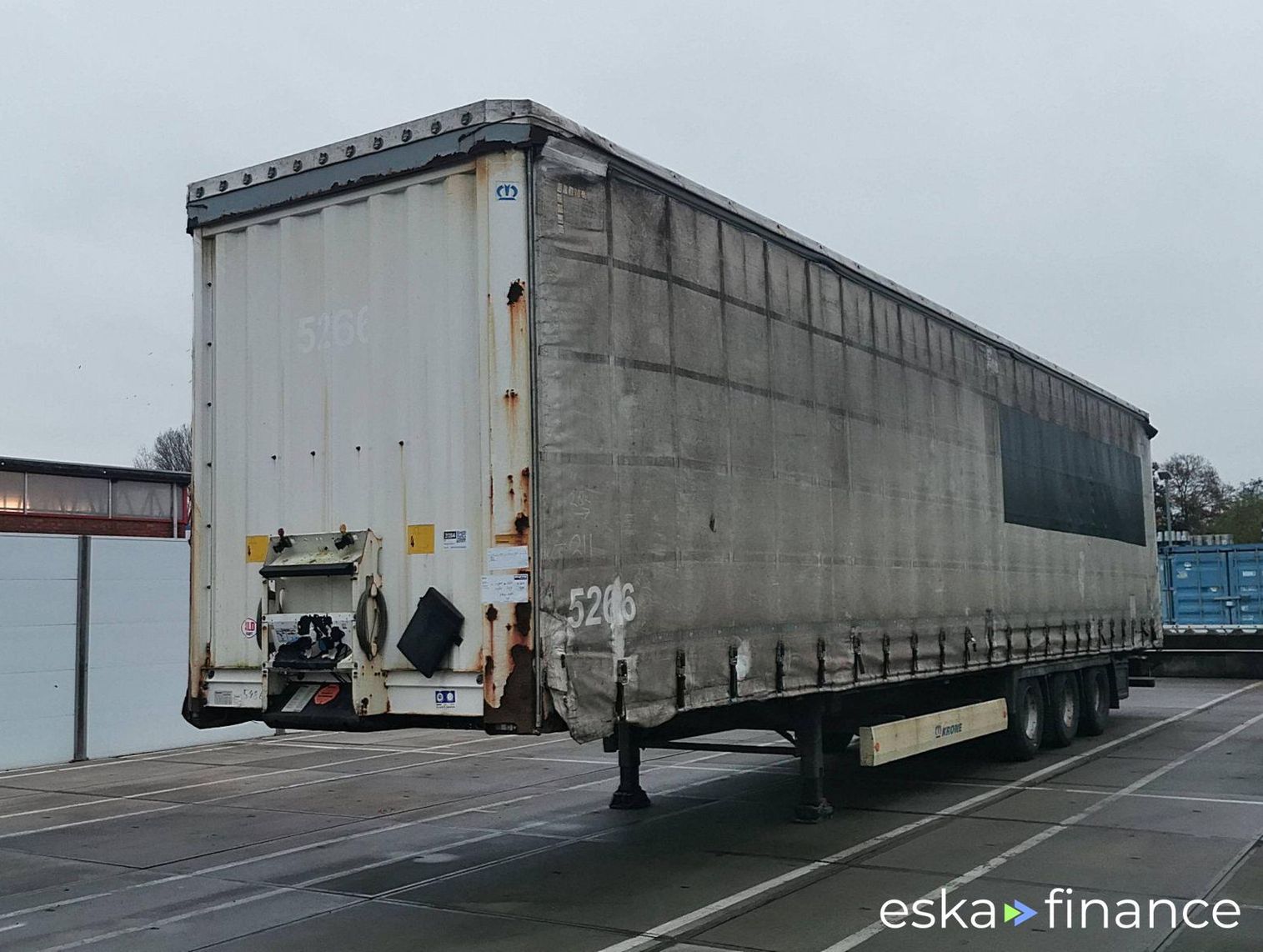 Leasing Semi-trailer Krone SD HUBDACH 2013