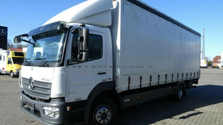 Closed truck MERCEDES ATEGO 2022