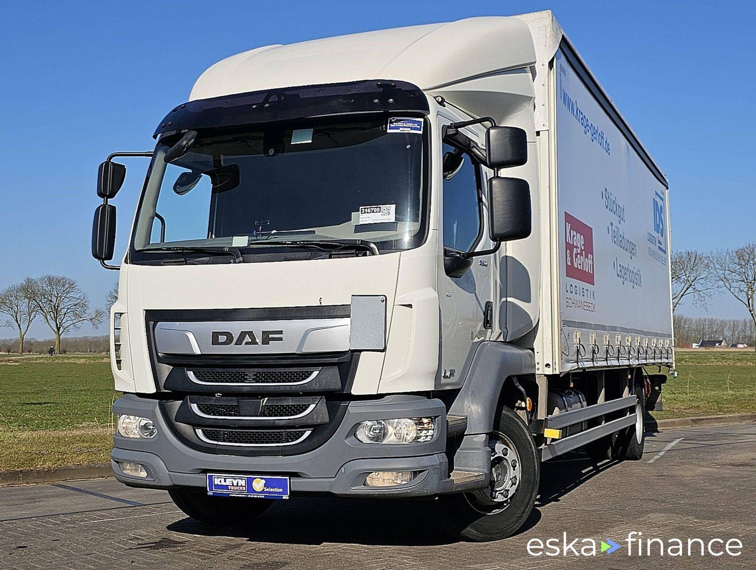 Finansowanie Ciężarówka (podwozie) DAF LF 290 2021