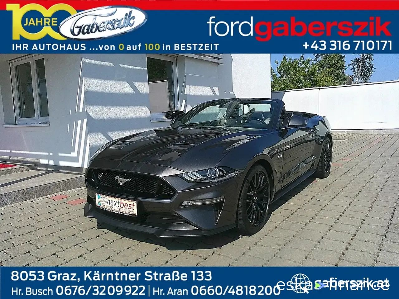 Leasing Convertible Ford Mustang 2020