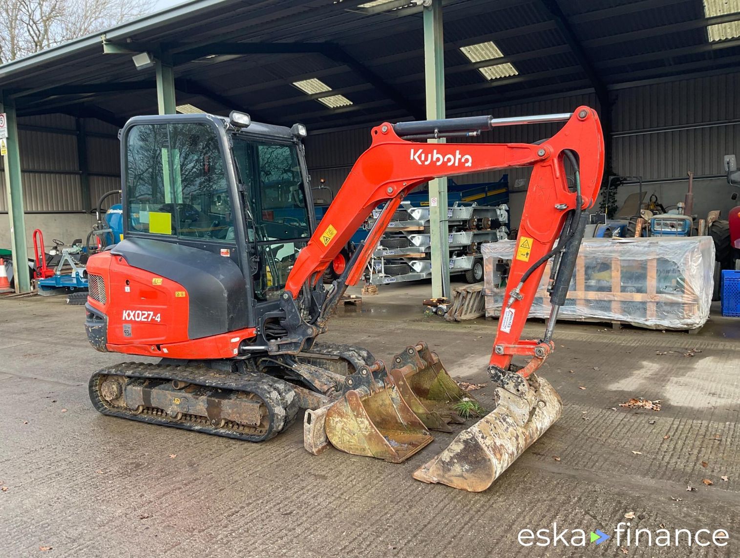 Leasing Crawler excavator Kubota KX027-4 2019