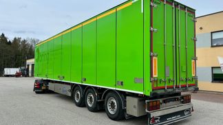 Leasing Semi-trailer Ekeri SIDE OPENING + LAST AXLE STEERING + BOX HEATING 2013