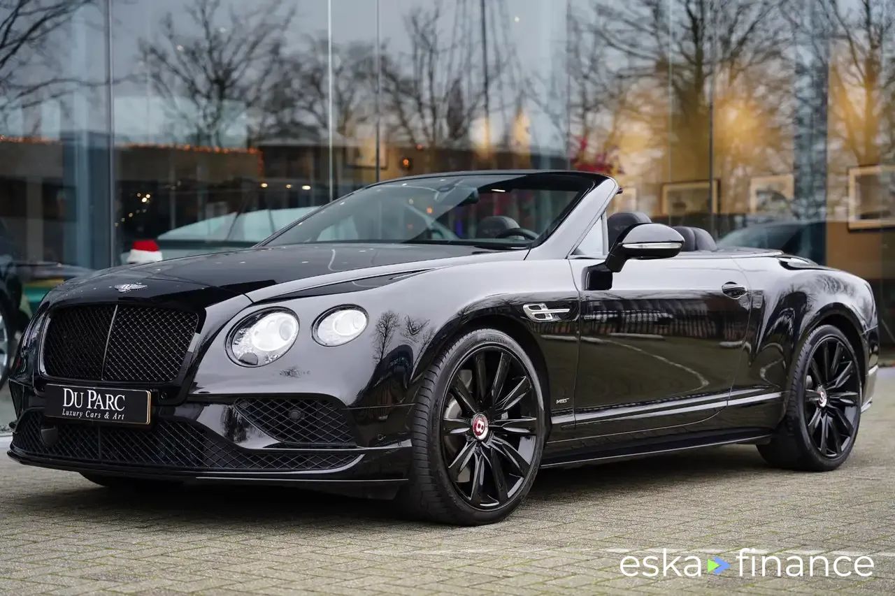 Financování Konvertibilní Bentley Continental GTC 2018